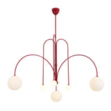 Soren Kitchen Island Pendant Light Fixture, Pendant Light Lamp, 1 or 6 Heads, 4 Colors