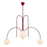 Soren Kitchen Island Pendant Light Fixture, Pendant Light Lamp, 1 or 6 Heads, 4 Colors