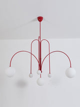 Soren Kitchen Island Pendant Light Fixture, Pendant Light Lamp, 1 or 6 Heads, 4 Colors