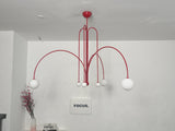 Soren Kitchen Island Pendant Light Fixture, Pendant Light Lamp, 1 or 6 Heads, 4 Colors