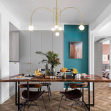 Soren Kitchen Island Pendant Light Fixture, Pendant Light Lamp, 1 or 6 Heads, 4 Colors