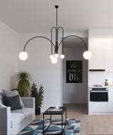 Soren Kitchen Island Pendant Light Fixture, Pendant Light Lamp, 1 or 6 Heads, 4 Colors