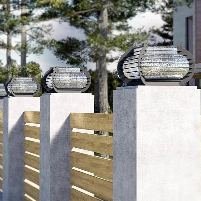 Column Outdoor LED Post Light, Gate & Pillar Design, Dimmable Stainless Steel