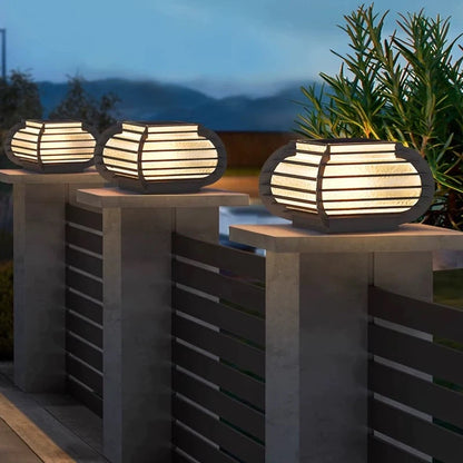 Column Outdoor LED Post Light, Gate & Pillar Design, Dimmable Stainless Steel