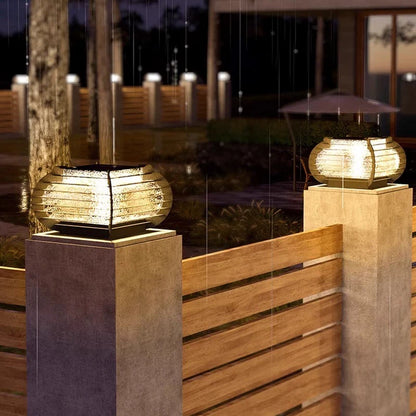 Column Outdoor LED Post Light, Gate & Pillar Design, Dimmable Stainless Steel