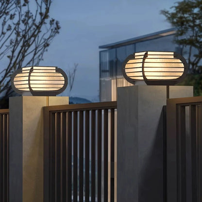 Column Outdoor LED Post Light, Gate & Pillar Design, Dimmable Stainless Steel