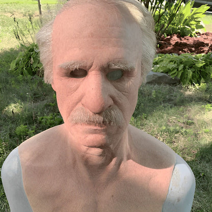 Full head latex Halloween character mask from the 23-style range, view 7