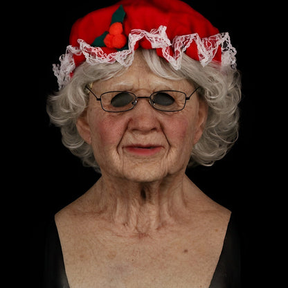 Realistic Old Man Halloween Mask, Full Head Latex, 23 Character Styles