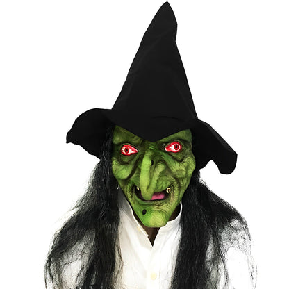 Realistic Old Man Halloween Mask, Full Head Latex, 23 Character Styles