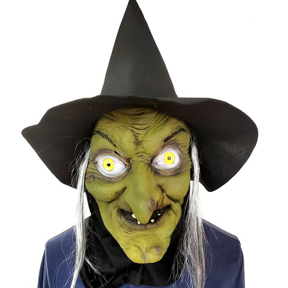 Realistic Old Man Halloween Mask, Full Head Latex, 23 Character Styles