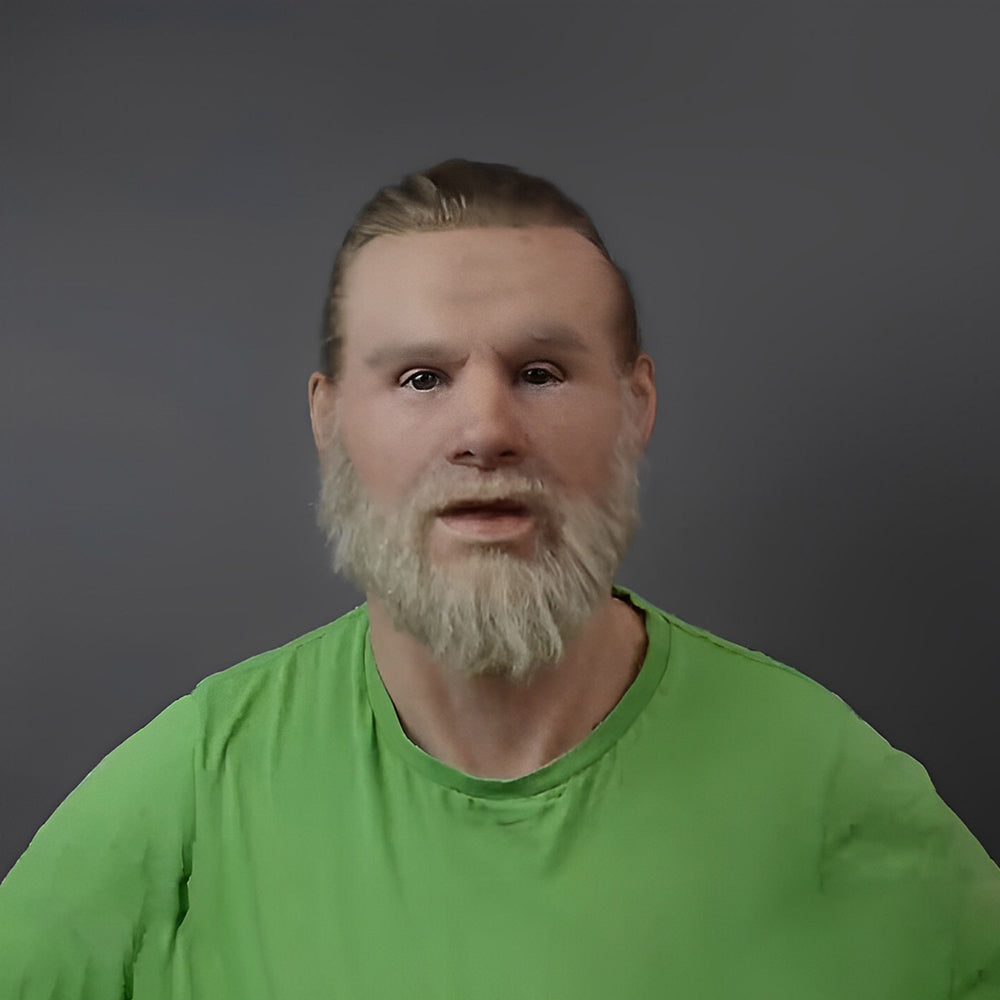 Full head latex Halloween character mask from the 23-style range, view 10
