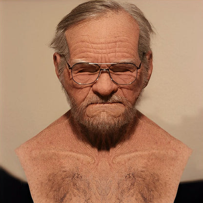 Full head latex Halloween character mask from the 23-style range, view 9