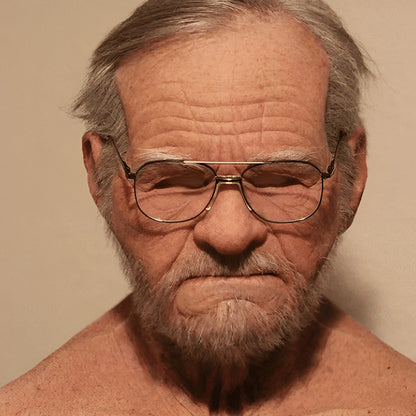 Full head latex Halloween character mask from the 23-style range, view 5