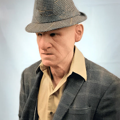 Full head latex Halloween character mask from the 23-style range, view 6