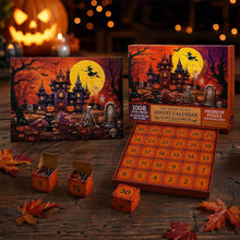 1,008-piece haunted castle puzzle advent calendar box packaging