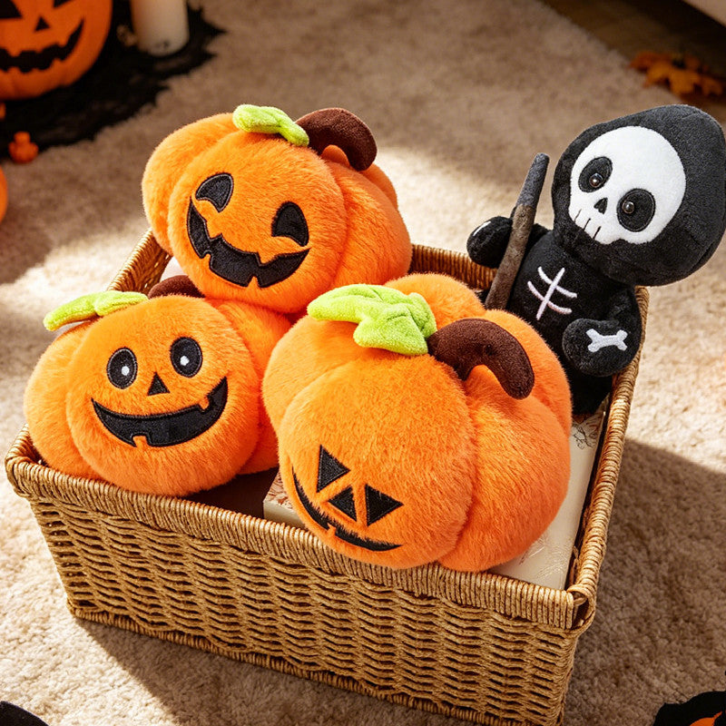 Halloween plush skeleton character from character toy set
