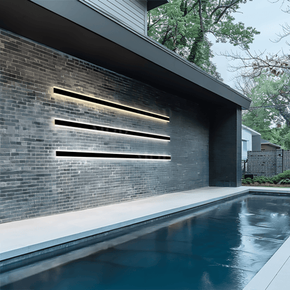 Strela Outdoor LED Wall Light – IP65 Waterproof, 3 Color Temperatures, Remote Dimming
