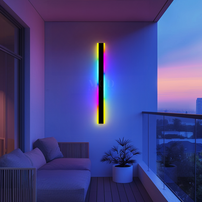 Haylen RGB – Outdoor Linear LED Wall Light, Color Changing, IP65 Waterproof