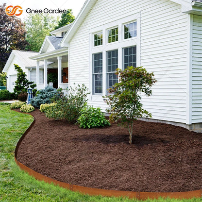 Steel Landscape Edging Border, 6-Pack, Corrosion-Resistant, Garden Lawn & Flower Bed
