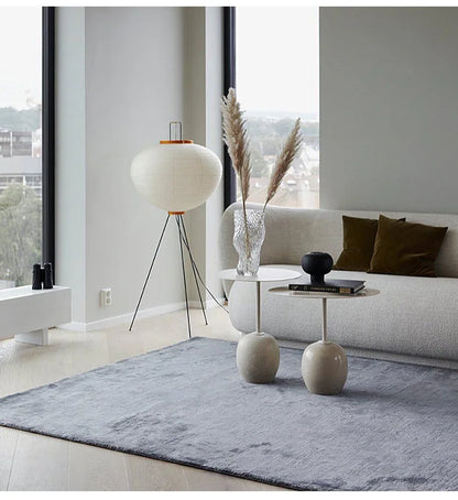 Rice Paper Floor Lamp, Wabi-Sabi Nordic Style, Dimmable