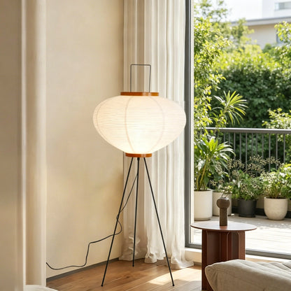 Rice paper floor lamp size comparison