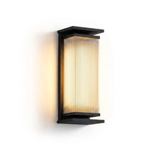 Edge Modern Outdoor LED Wall Light, Waterproof, Black Stainless Steel, Slim Linear Sconce