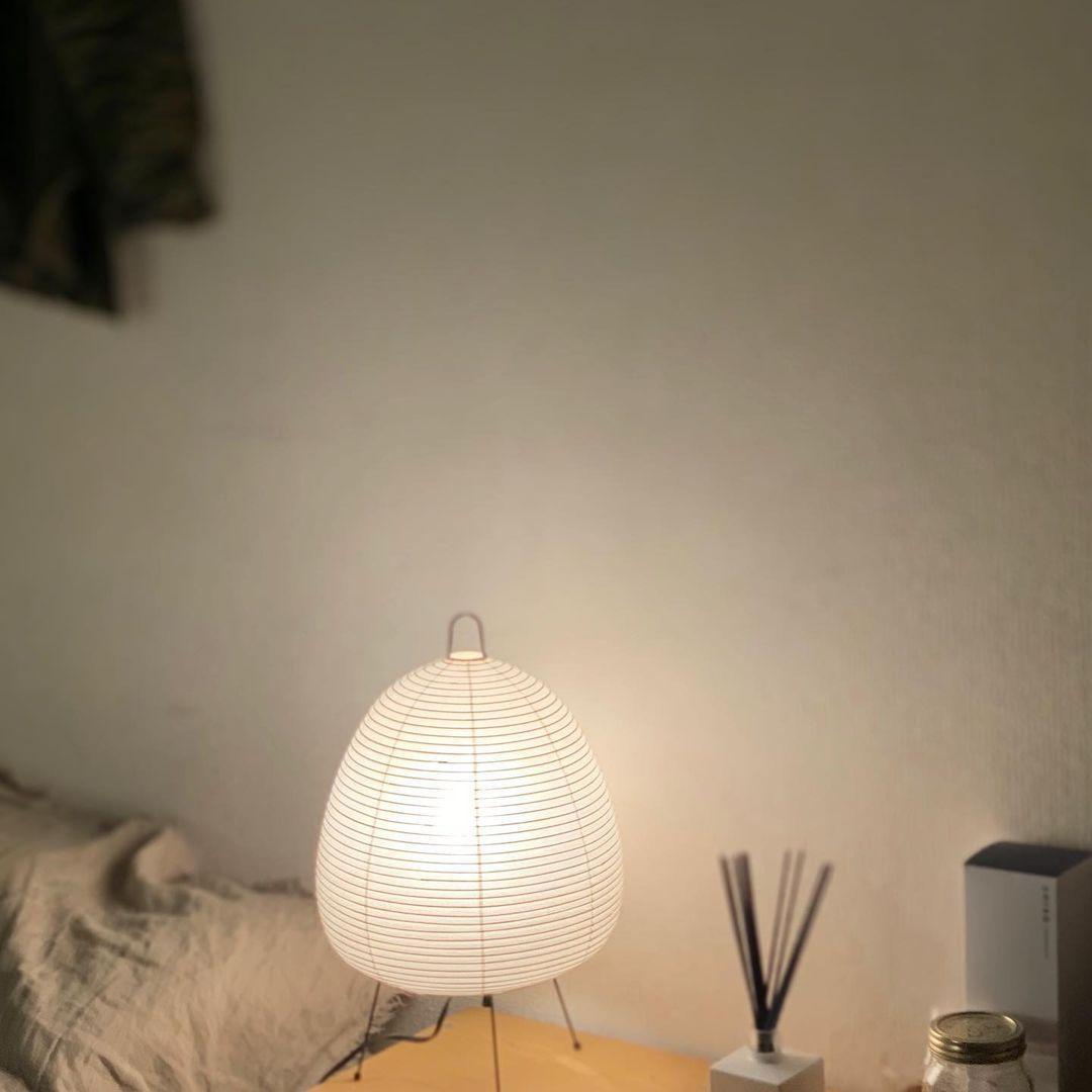 Kumo Lamps for Table, Japanese Lantern Table Lamps, White, 9 Sizes, Living Room & Bedside