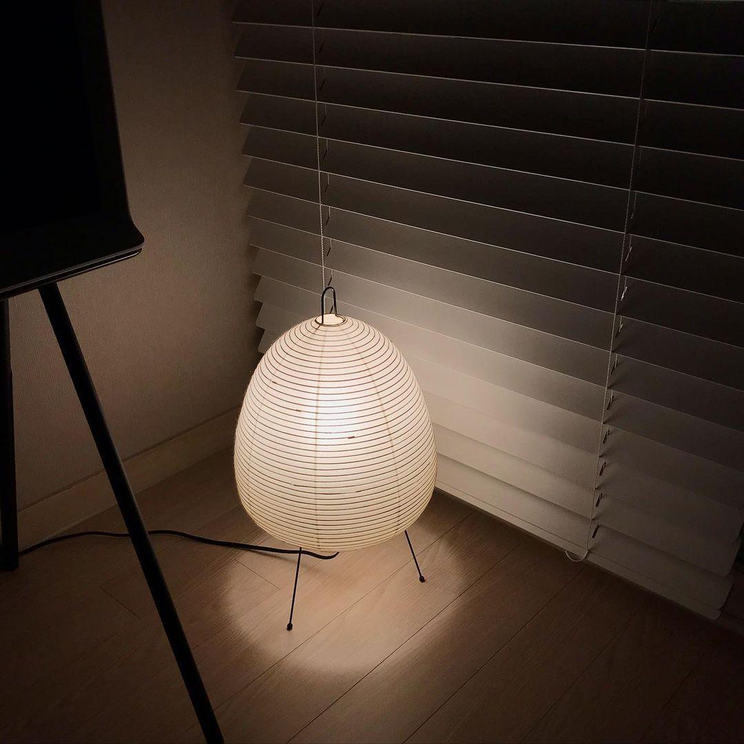 Kumo Lamps for Table, Japanese Lantern Table Lamps, White, 9 Sizes, Living Room & Bedside