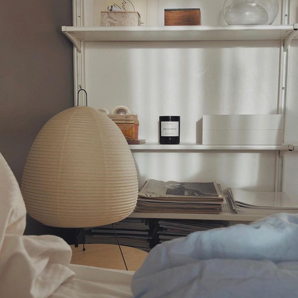 Kumo Lamps for Table, Japanese Lantern Table Lamps, White, 9 Sizes, Living Room & Bedside
