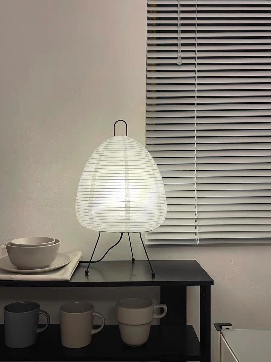 Kumo Lamps for Table, Japanese Lantern Table Lamps, White, 9 Sizes, Living Room & Bedside