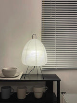 Kumo Lamps for Table, Japanese Lantern Table Lamps, White, 9 Sizes, Living Room & Bedside