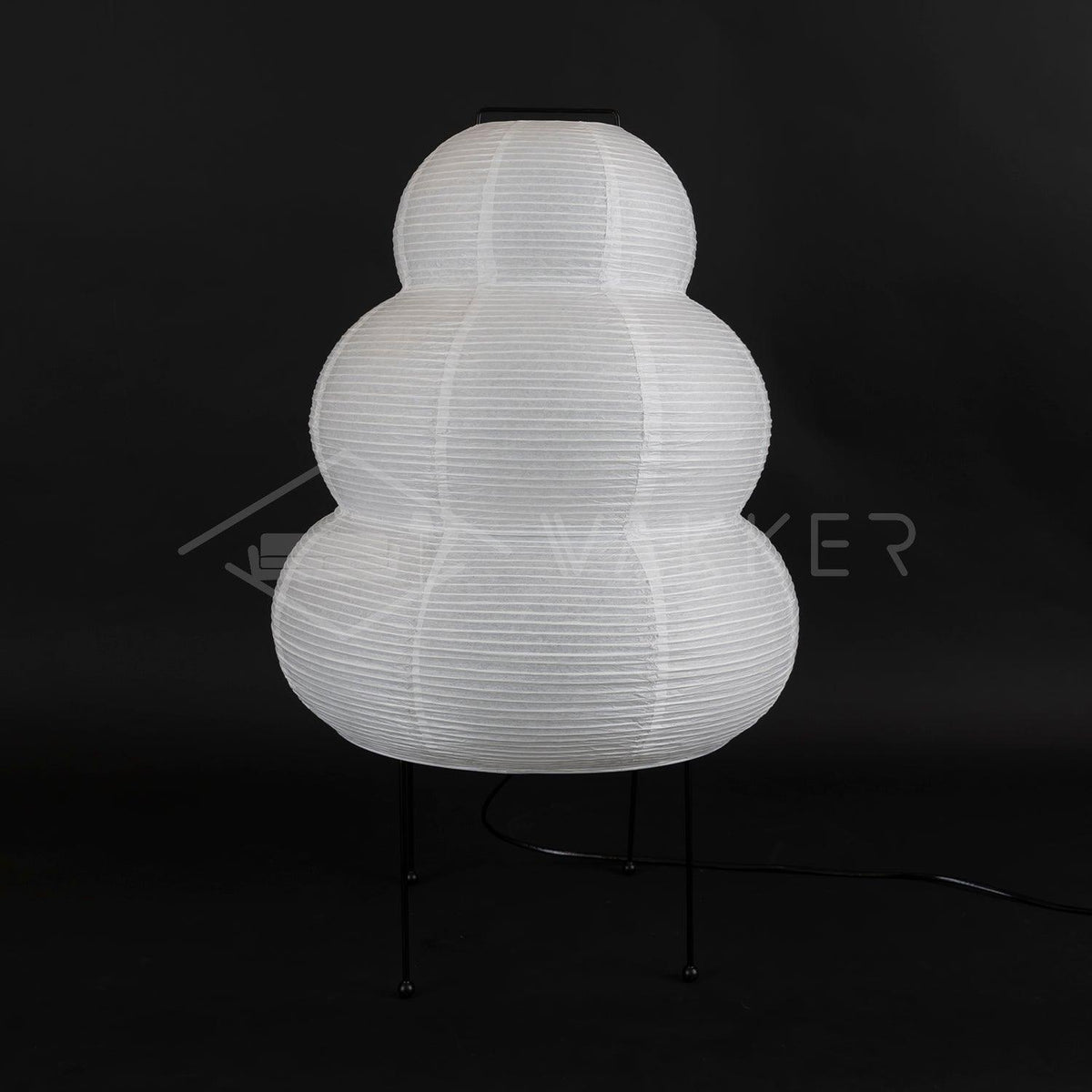 Kumo Lamps for Table, Japanese Lantern Table Lamps, White, 9 Sizes, Living Room & Bedside
