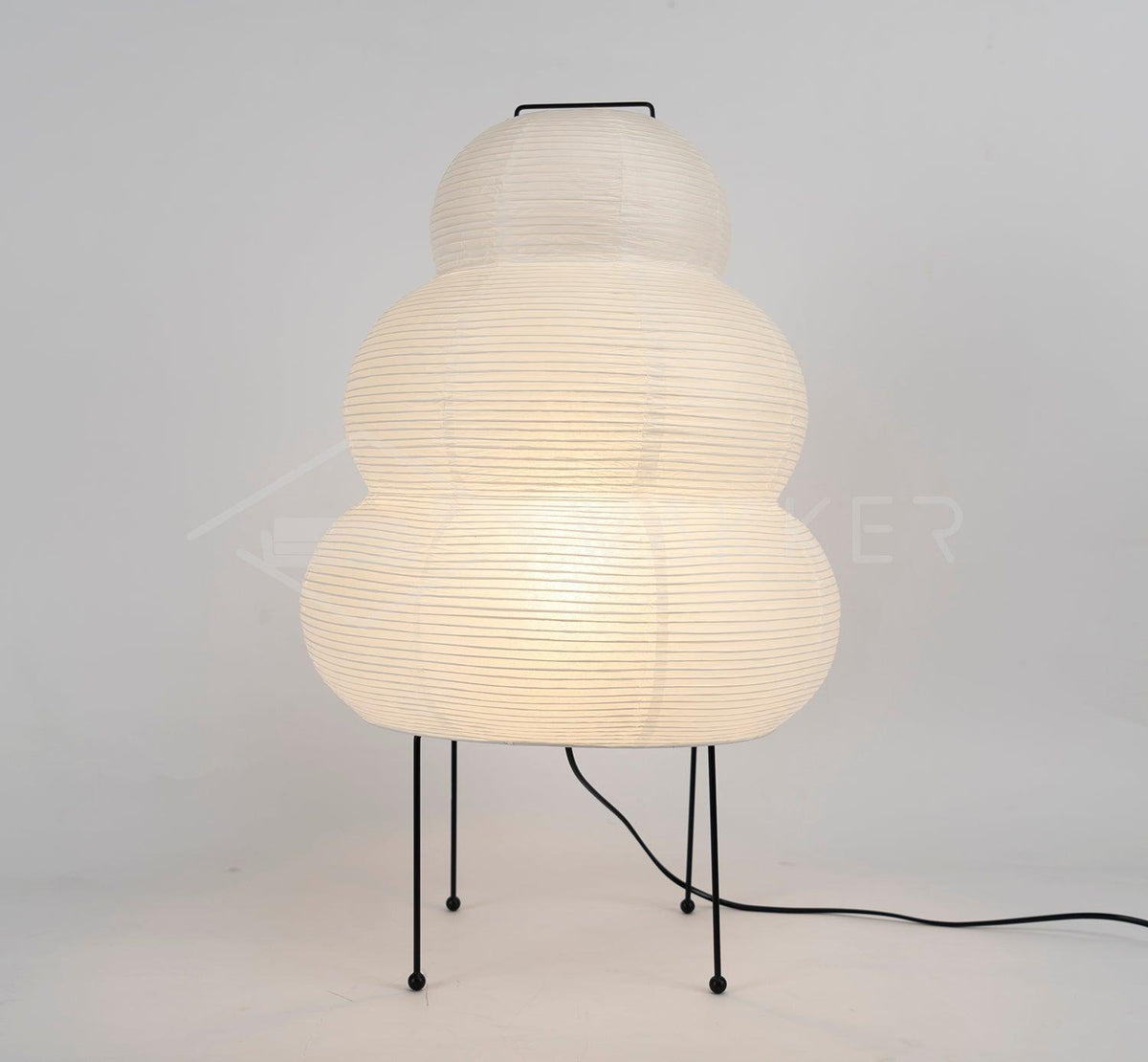 Kumo Lamps for Table, Japanese Lantern Table Lamps, White, 9 Sizes, Living Room & Bedside