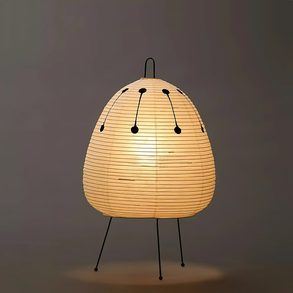 Kumo Lamps for Table, Japanese Lantern Table Lamps, White, 9 Sizes, Living Room & Bedside