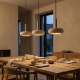 Sorano Island Kitchen Lighting Pendant, Travertine Stone Pendant Light for Dining & Bedside