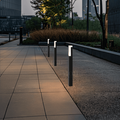 Glade Modern Outdoor Path Light, Aluminum, IP65, Dimmable
