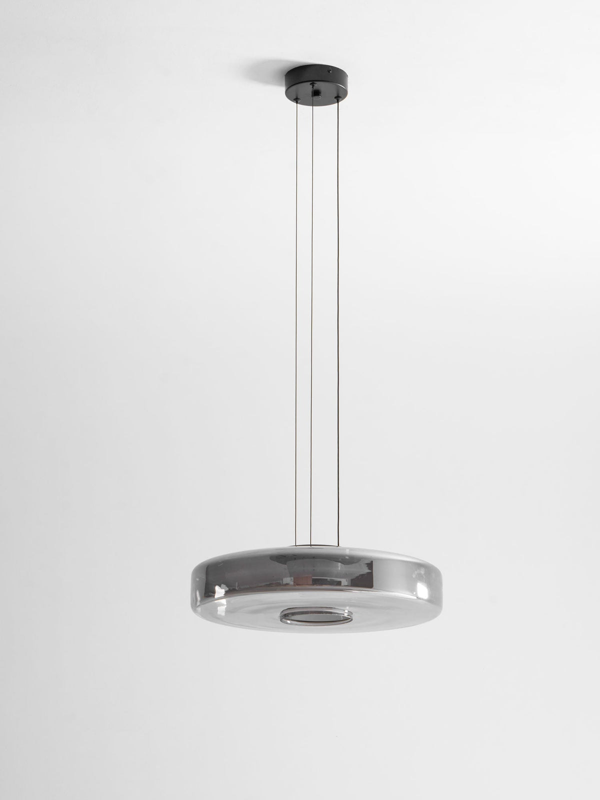 Kitchen Island Pendant Light Fixture, Layered Pendant Lamp, Smoke Grey, Green, Amber