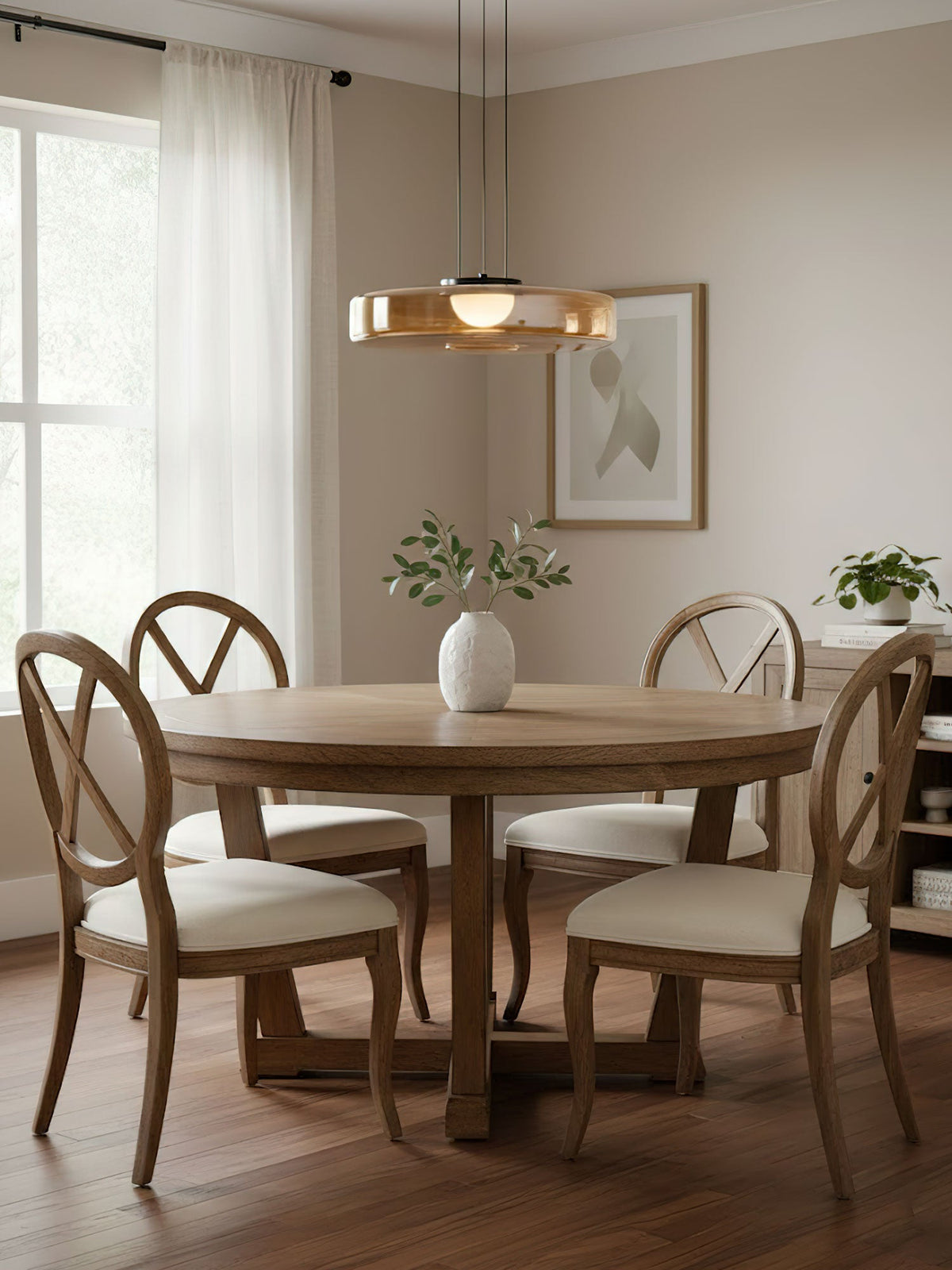 Kitchen Island Pendant Light Fixture, Layered Pendant Lamp, Smoke Grey, Green, Amber