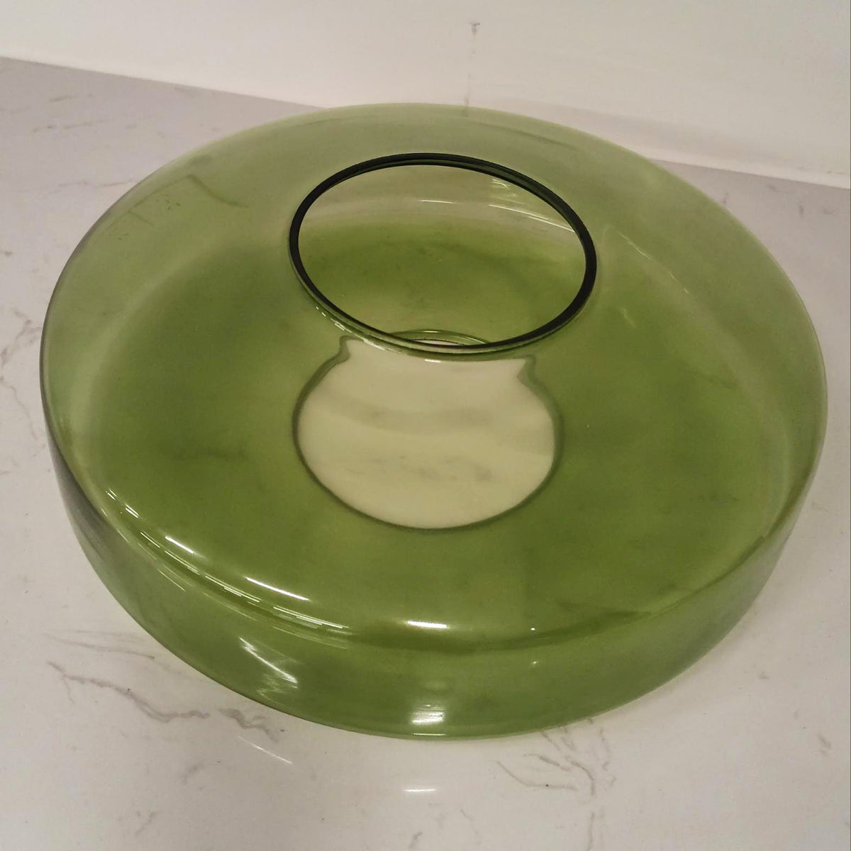 Kitchen Island Pendant Light Fixture, Layered Pendant Lamp, Smoke Grey, Green, Amber