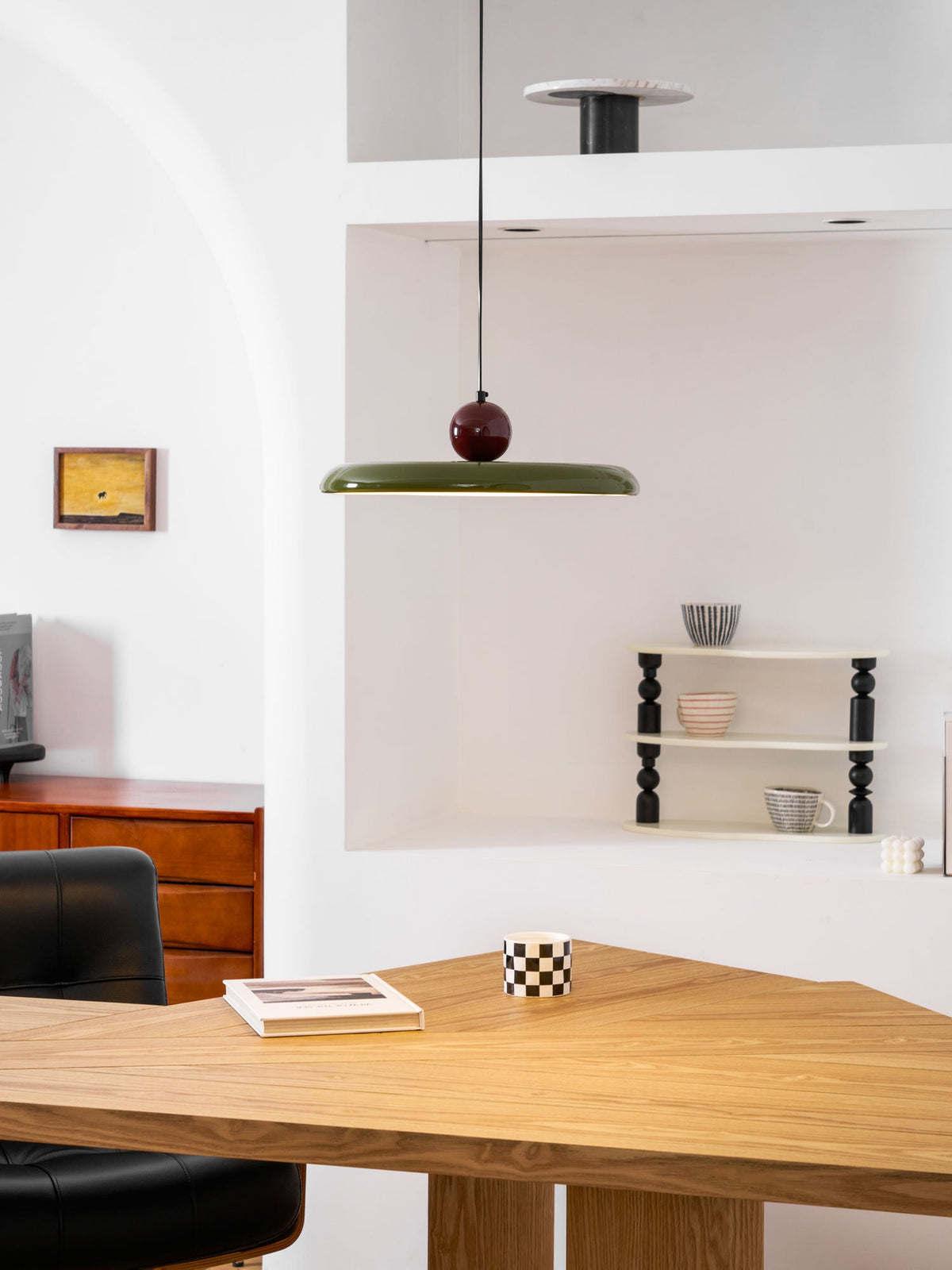Eira Swag Lamp, Plug-In Pendant Swag Light Fixture, Hanging Ceiling Light with 2 Hooks