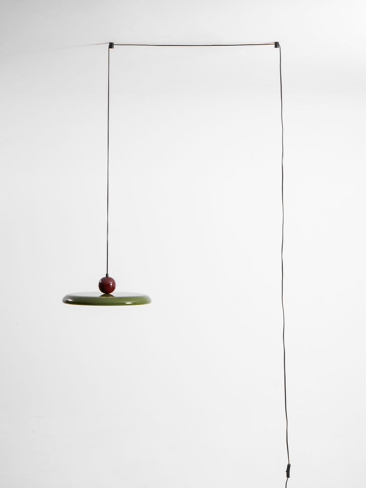 Eira Swag Lamp, Plug-In Pendant Swag Light Fixture, Hanging Ceiling Light with 2 Hooks