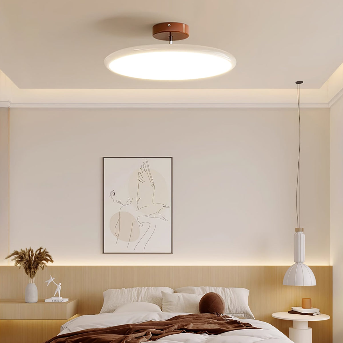 Kellan Ceiling Lights, 270° Swivel LED Ceiling Fixture, Sloped Ceiling Ready, Indoor
