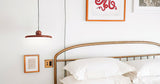 Eira Swag Lamp, Plug-In Pendant Swag Light Fixture, Hanging Ceiling Light with 2 Hooks