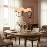 Marshmallow Chandelier — close-up of E26 bulb socket