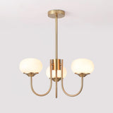 Cloudlet Modern Chandelier, Hand-Sprayed Glass Shades, Adjustable Drop