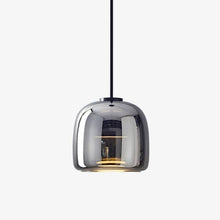 Metro Sphere Glass Pendant Lamp hand-blown glass dome close-up