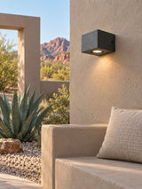 Hakon Outdoor Exterior Wall Lights, Micro-Cement Wall Sconce, 3000K LED, IP54, Porch & Patio