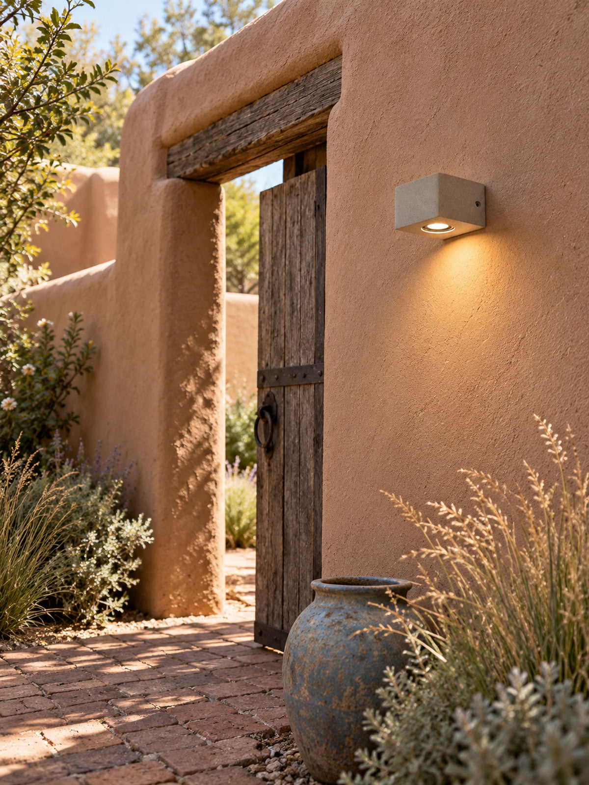 Hakon Outdoor Exterior Wall Lights, Micro-Cement Wall Sconce, 3000K LED, IP54, Porch & Patio