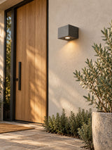 Hakon Outdoor Exterior Wall Lights, Micro-Cement Wall Sconce, 3000K LED, IP54, Porch & Patio