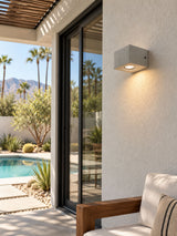 Hakon Outdoor Exterior Wall Lights, Micro-Cement Wall Sconce, 3000K LED, IP54, Porch & Patio